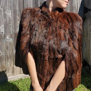 Vintage mink cape